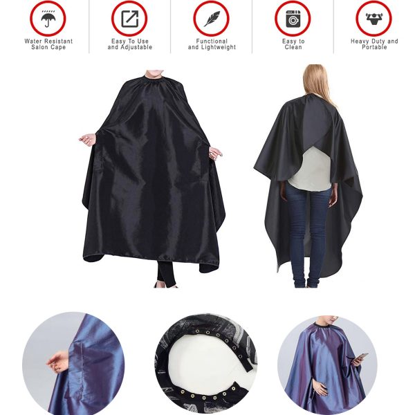 Hair Salon Nylon Cape with Snap Closure | M129