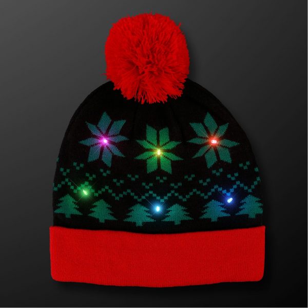 Light Up Christmas Beanie Hat | M137