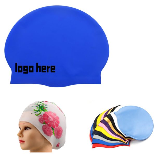 Silicone Solid Swim Cap | M139