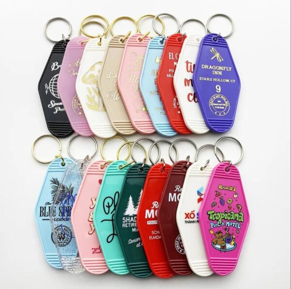 Retro Vintage Motel Hotel Keychain | FDD1042 - Image 3