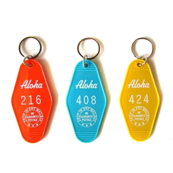 Retro Vintage Motel Hotel Keychain | FDD1042 - Image 2