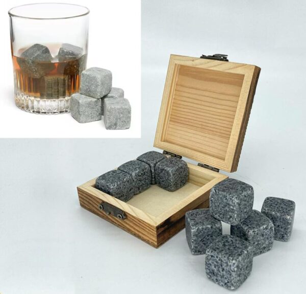 9 Pcs Whiskey Chill Stones Gift Set | FDD1082