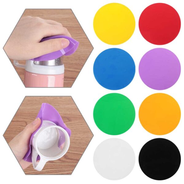 Imprinted Circle Silicone Jar Opener | FDD1084